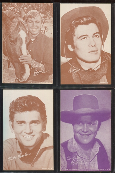 1950's Western Exhibit Cards Lot of (56)