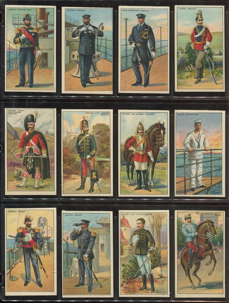 T81 Recruit Cigarettes Military Series Complete Set of (50) Cards