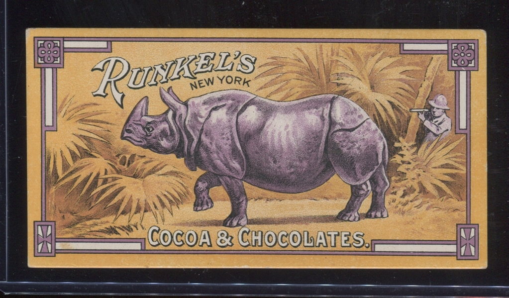 F210 Runkel's Cocoa Animals - Rhinoceros