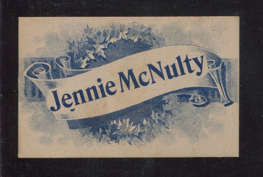 N532-1 Whalen Actresses Jennie McNulty Type Card