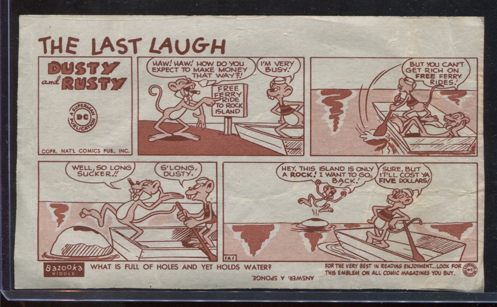 R711-3 Bazooka Comics The Last Laugh