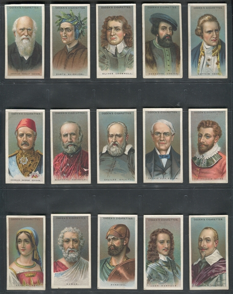 1924 Ogden's Cigarettes Leaders of Men Complete Set of (50) Cards