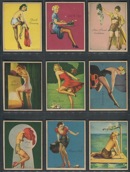 R59 Gum Inc American Beauties Near Complete Set (21/24) Cards