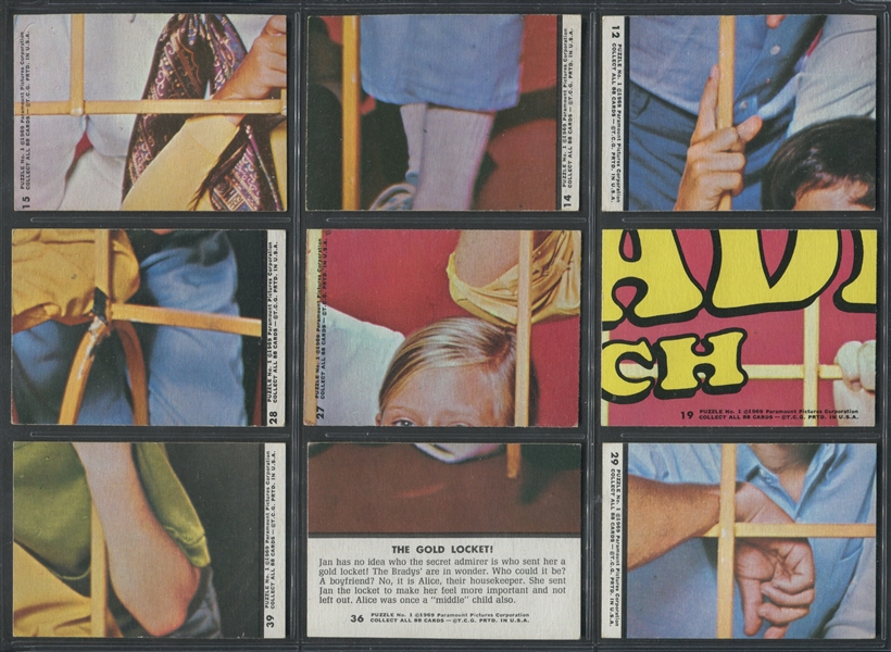1971 Topps Brady Bunch Lot of (13) Cards