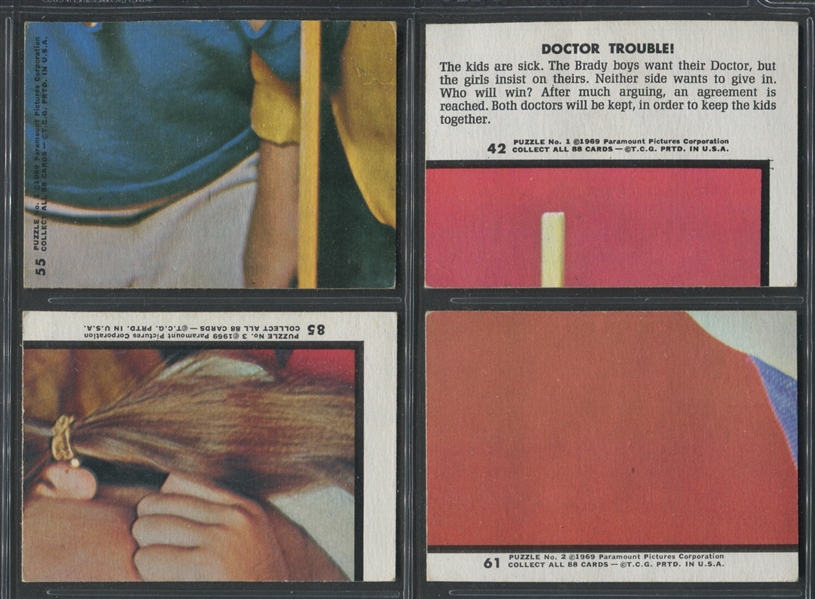 1971 Topps Brady Bunch Lot of (13) Cards