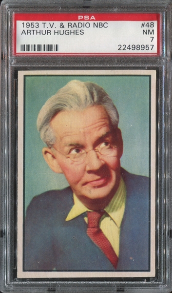 1953 Bowman NBC T.V. and Radio Lot of (3) PSA7 NM Cards