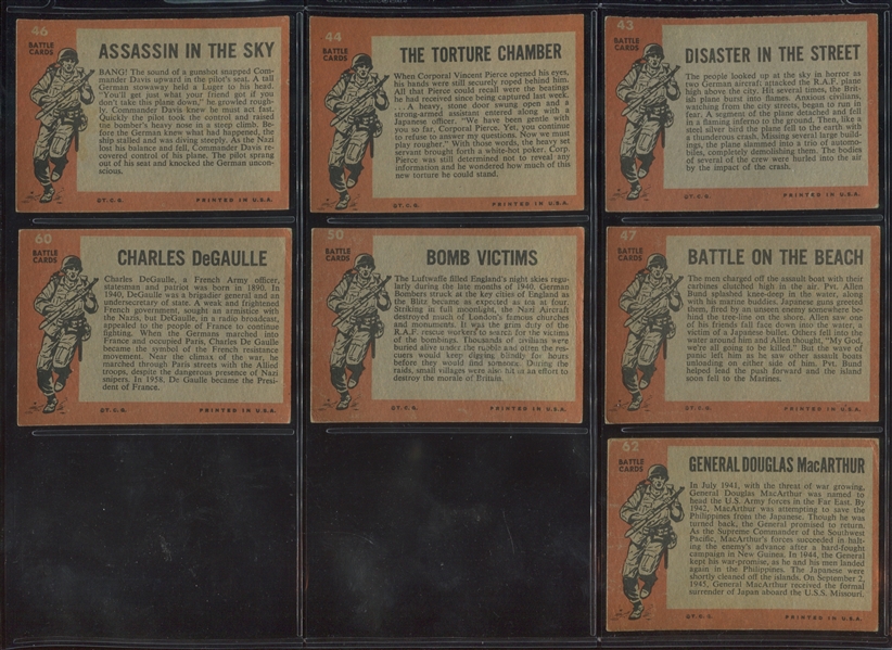1965 Topps Battle Lot of (25) Cards