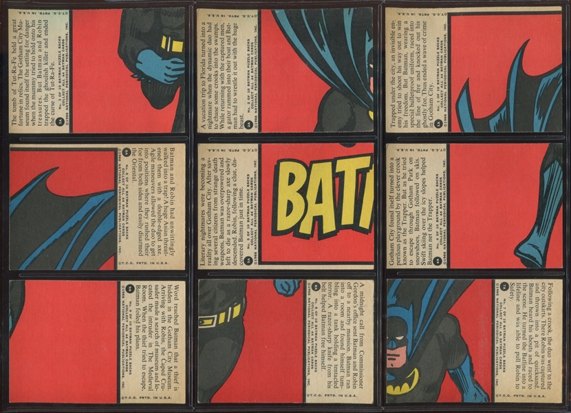 1966 Topps Batman Red Back A Complete Set of (44) Cards