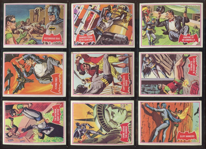 1966 Topps Batman Red Back A Complete Set of (44) Cards