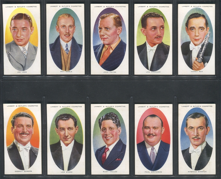 1936 Lambert & Butler Dance Band Leaders Complete Set of (25) Cards