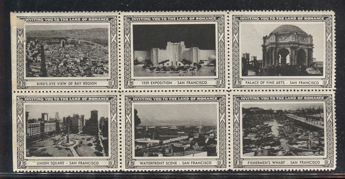 Fantastic Lot of (30) California Poster Stamps