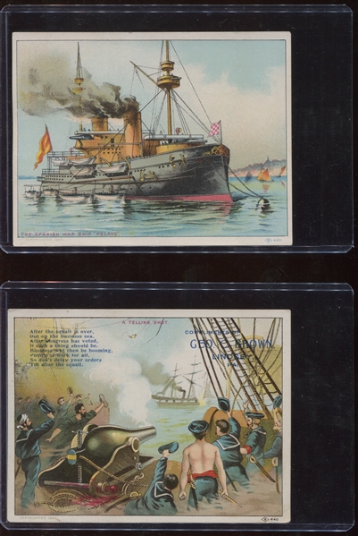 K64 McLaughlin Coffee Pecular War Ships Lot of (13) Cards
