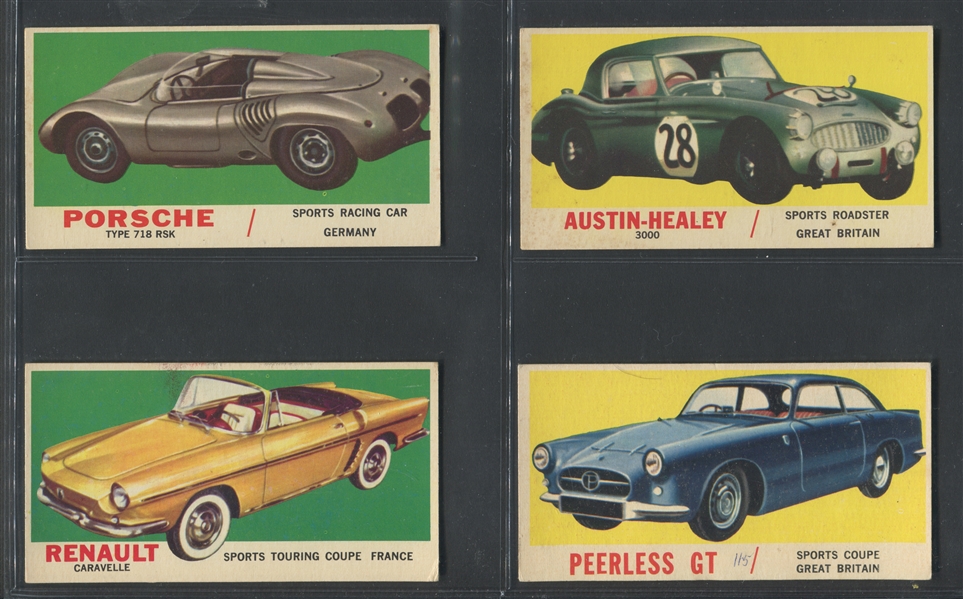 1961 Topps Sports Cars Lot of (20) Cards