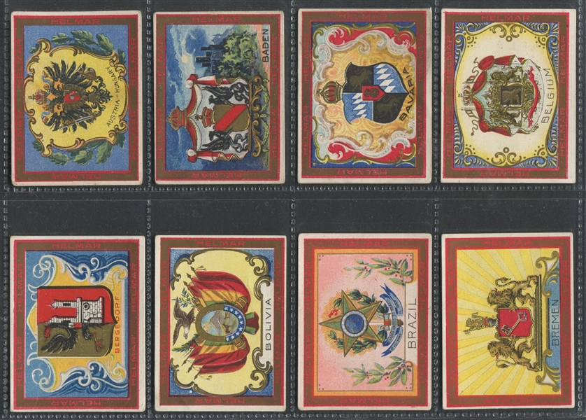 T107 Helmar Cigarettes Seals and Coats of Arms Complete Set of (150) Cards