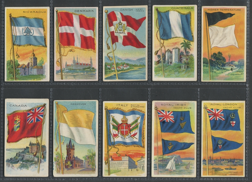 T59 Flag Series Lot of (45) Tougher Back Flags