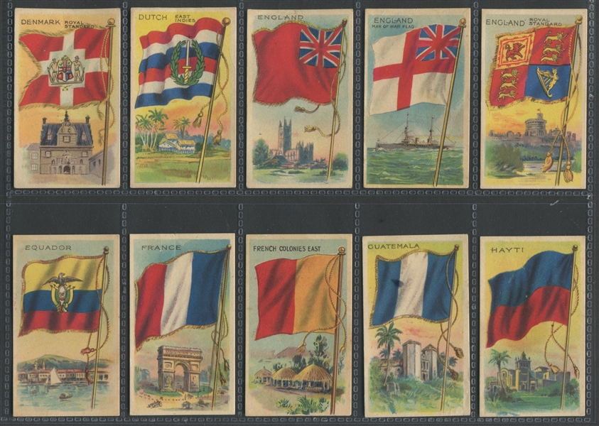 D34-2 Weber Bread Flags of the World Complete Set of (60) Cards