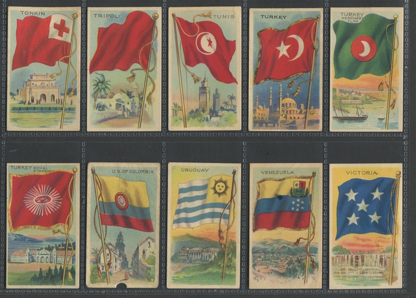 D34-2 Weber Bread Flags of the World Complete Set of (60) Cards