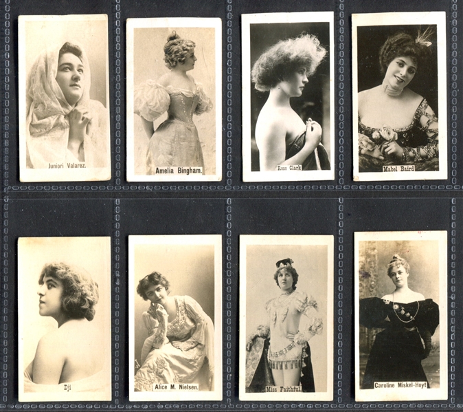 T401-2 American Tobacco Company Actresses (Thin) Lot of (12) Cards