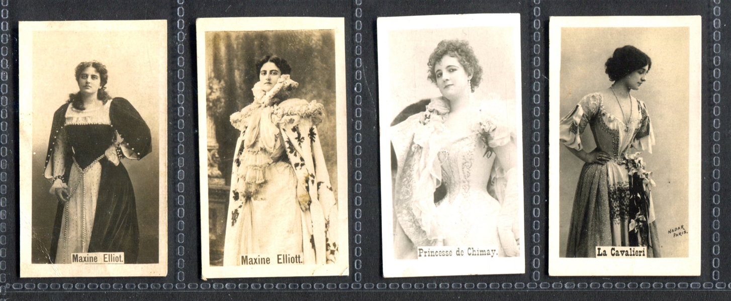 T401-2 American Tobacco Company Actresses (Thin) Lot of (12) Cards