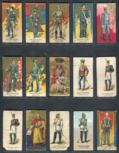 N224 Kinney Military Series Lot of (172) Cards