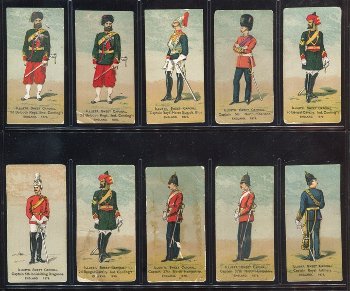 N224 Kinney Military Tougher NGSNY/England/Countries Lot of (25) Cards