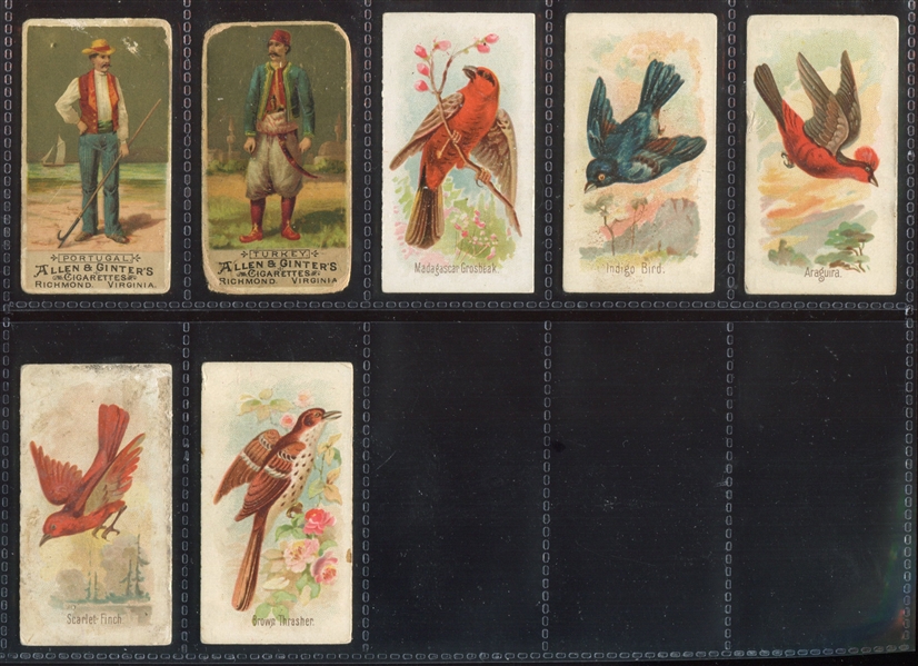 Mixed Allen & Ginter Lot of (37) Cards