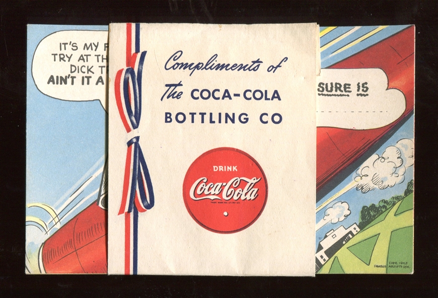F-UNC Coca Cola Dick Tracy WWII Postcard Pack of (4) Air Force Images