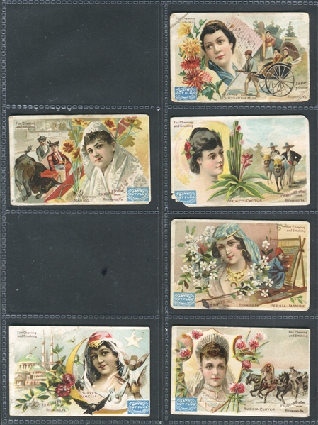 N306 Mayo National Flowers Partial Set (20/25) Cards