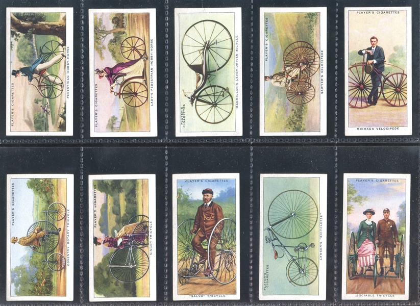 1939 John Player Cycling Complete Set of (50) Cards