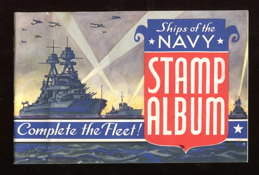 F276 Force Cereal Ships of the Navy Poster Stamps Album