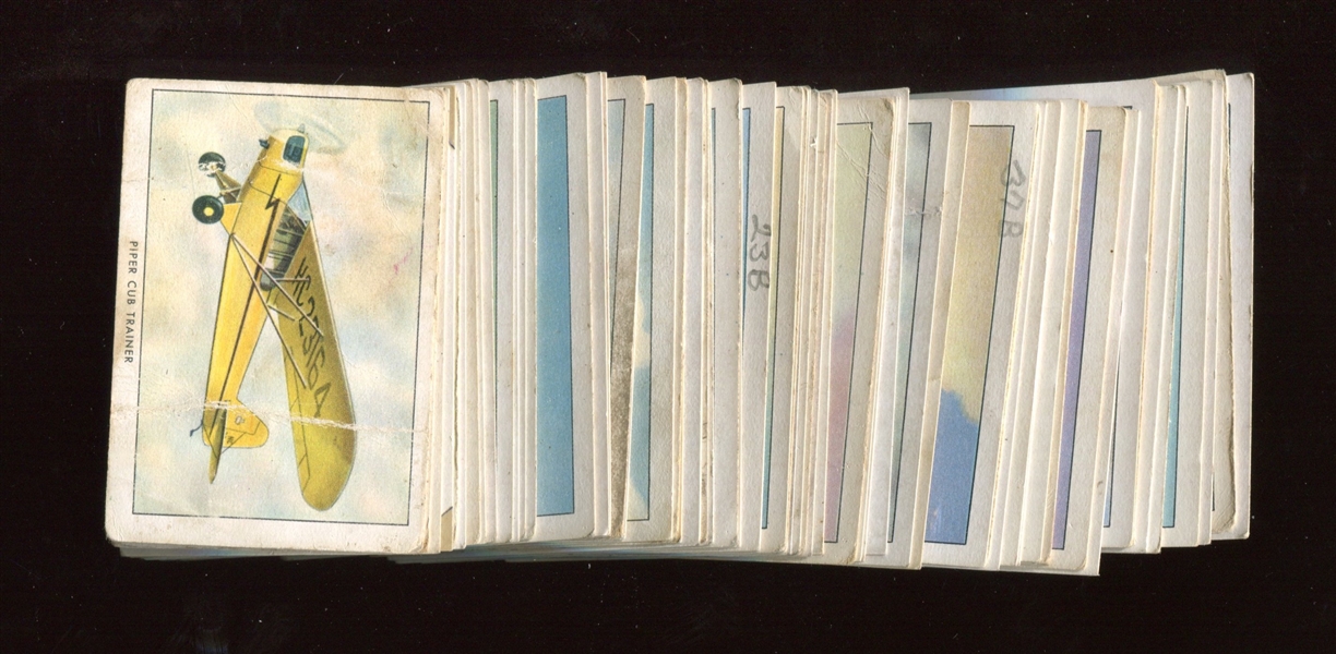 T87 American Tobacco Wings Airplane Cards Lot of (225+) Cards 