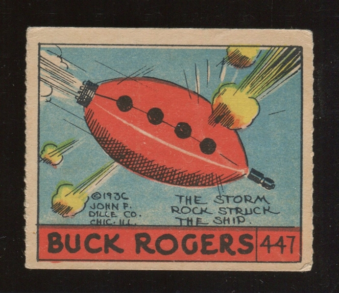 R28 Cartoon Adventures Buck Rogers #447 The Storm Rock Struck the Ship