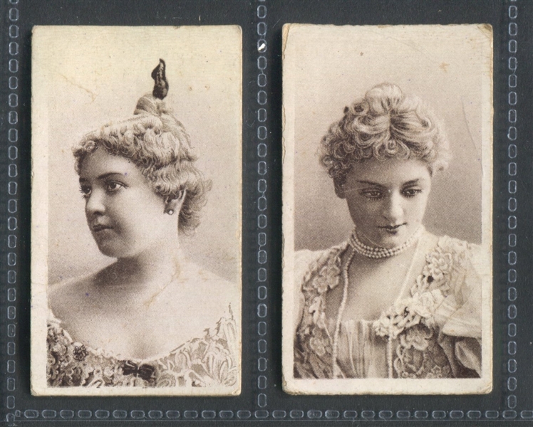 N215 Kinney Sweet Caporal Actresses Lot of (2) Cards