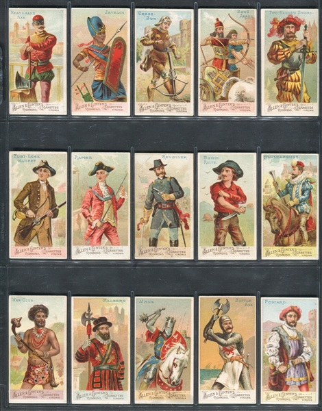 N3 Allen & Ginter Arms of All Nations High Grade Complete Set of (50) Cards