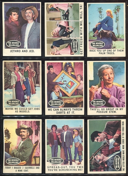 1963 Topps Beverly Hillbillies Complete Set of (63) Cards
