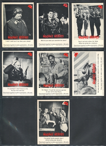 1964 Fleer Hogan's Heroes Lot of (7) Cards