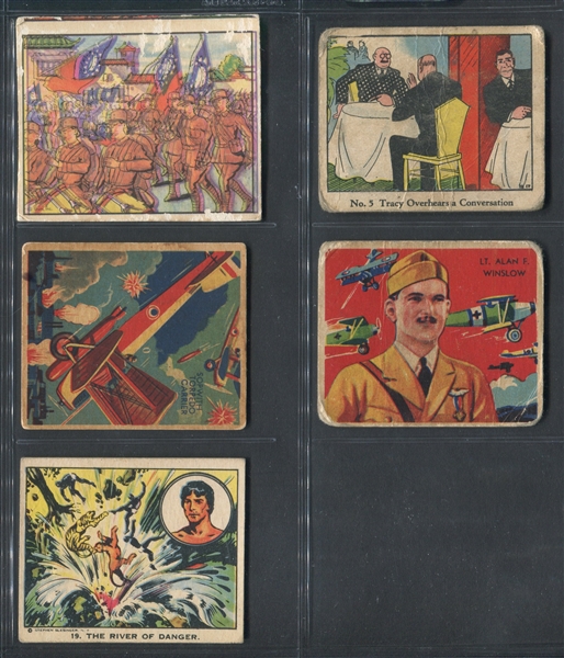 Mixed 1930's R Series Card Lot of (5) Cards