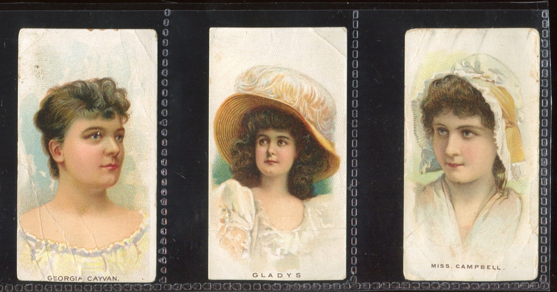N343 Hall's Between the Acts (Type 2) Lot of (3) Cards