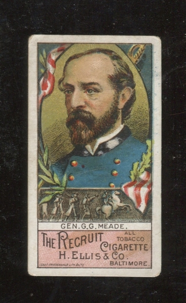 N377 H. Ellis Generals of the Civil War General Meade Type Card