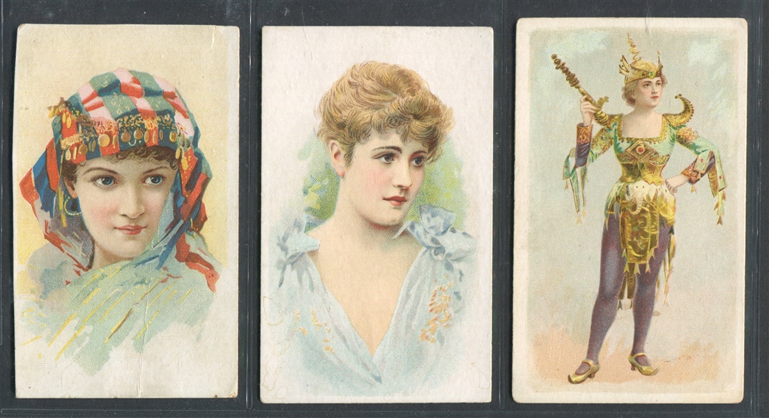 N453 Banner Night Watch Actresses Lot of (3) Cards