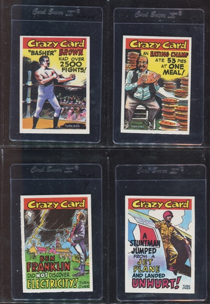 1961 Topps “Crazy Cards” Complete Set of (64) Cards