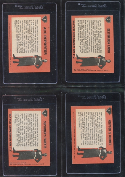 1966 Topps “Superman” Complete Set of (66) Cards