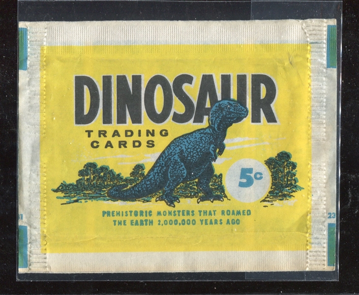 1961 Nu-Cards “Dinosaurs” Complete Set of (80) High-Grade Cards