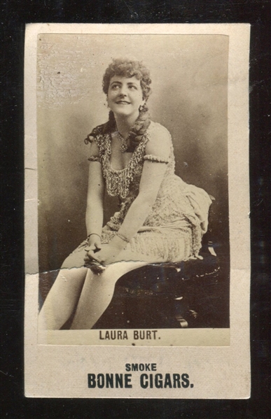 N678 Bonne Cigars Actresses Type Card - Laura Burt