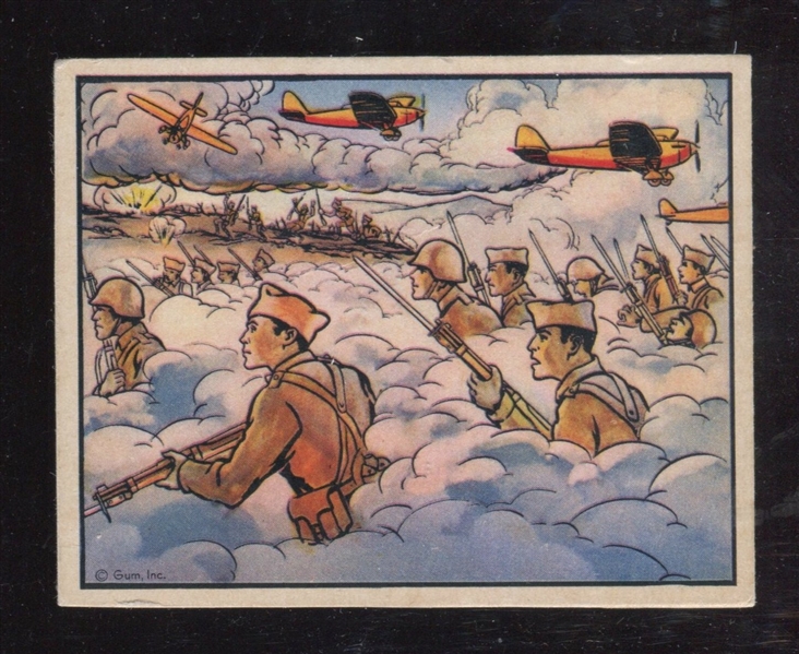 R69 Gum Inc Horrors of War Proof Card #182 Franco Advances in Smoke Screen