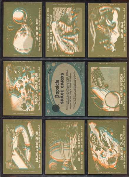 1963 Topps Astronaut Complete Set of (55) Cards