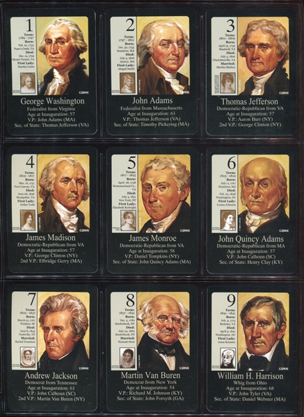 1990's Little Debbie Presidents Boxed Playing Card Set