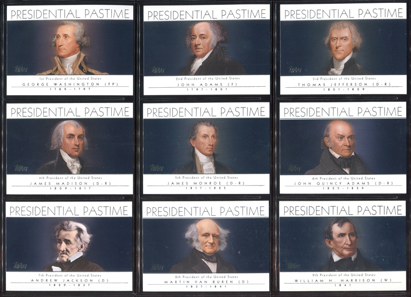 2004 Topps Presidential Pastime Complete Set of (42) Cards