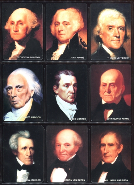1992 Mother's Cookies Presidents Complete Set of (42) Cards