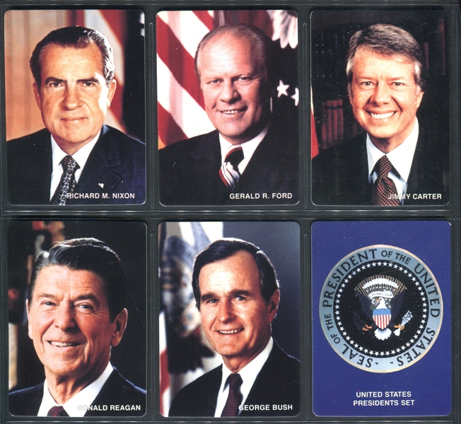 1992 Mother's Cookies Presidents Complete Set of (42) Cards